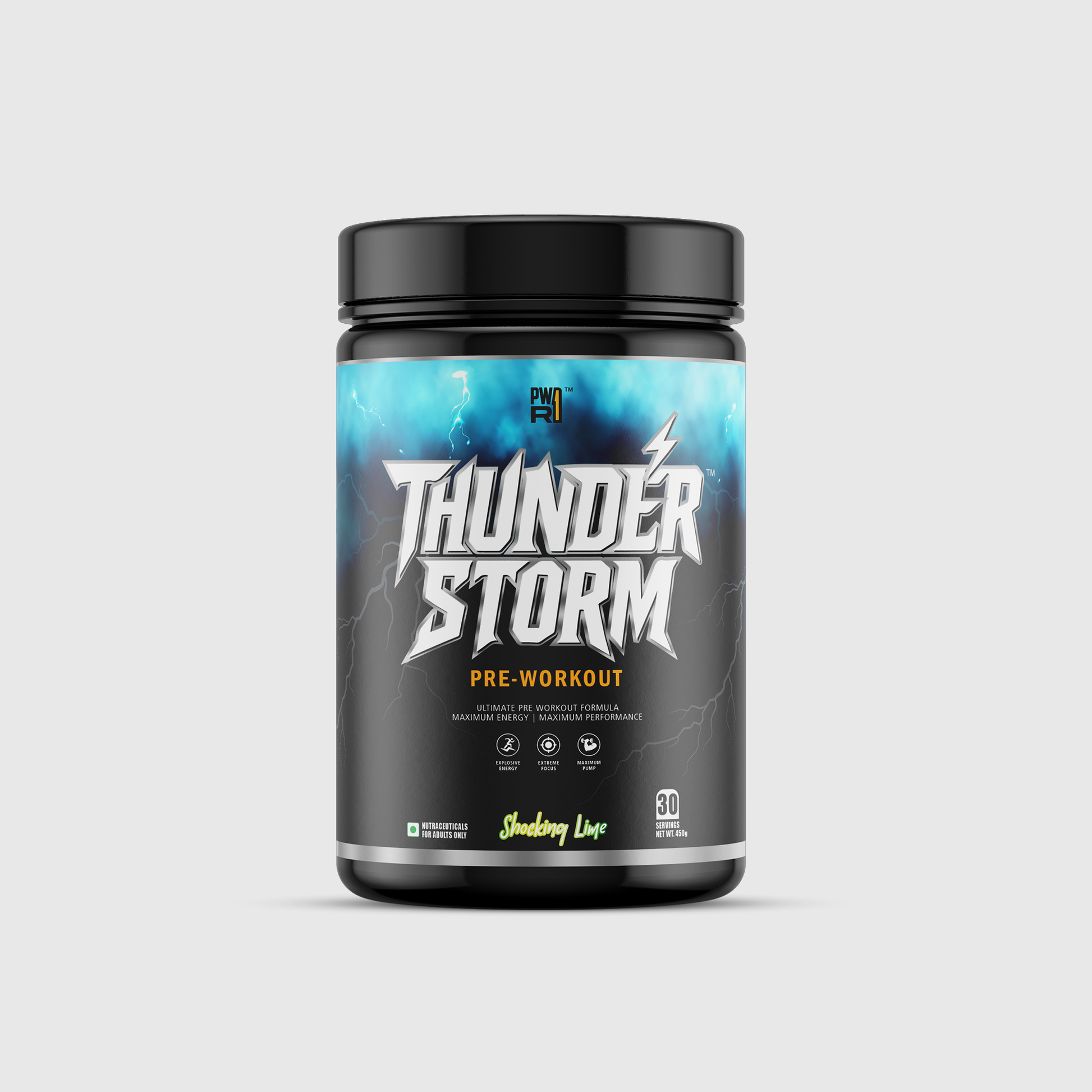 PWR1 Thunder Storm       Pre-Workout (30 servings)