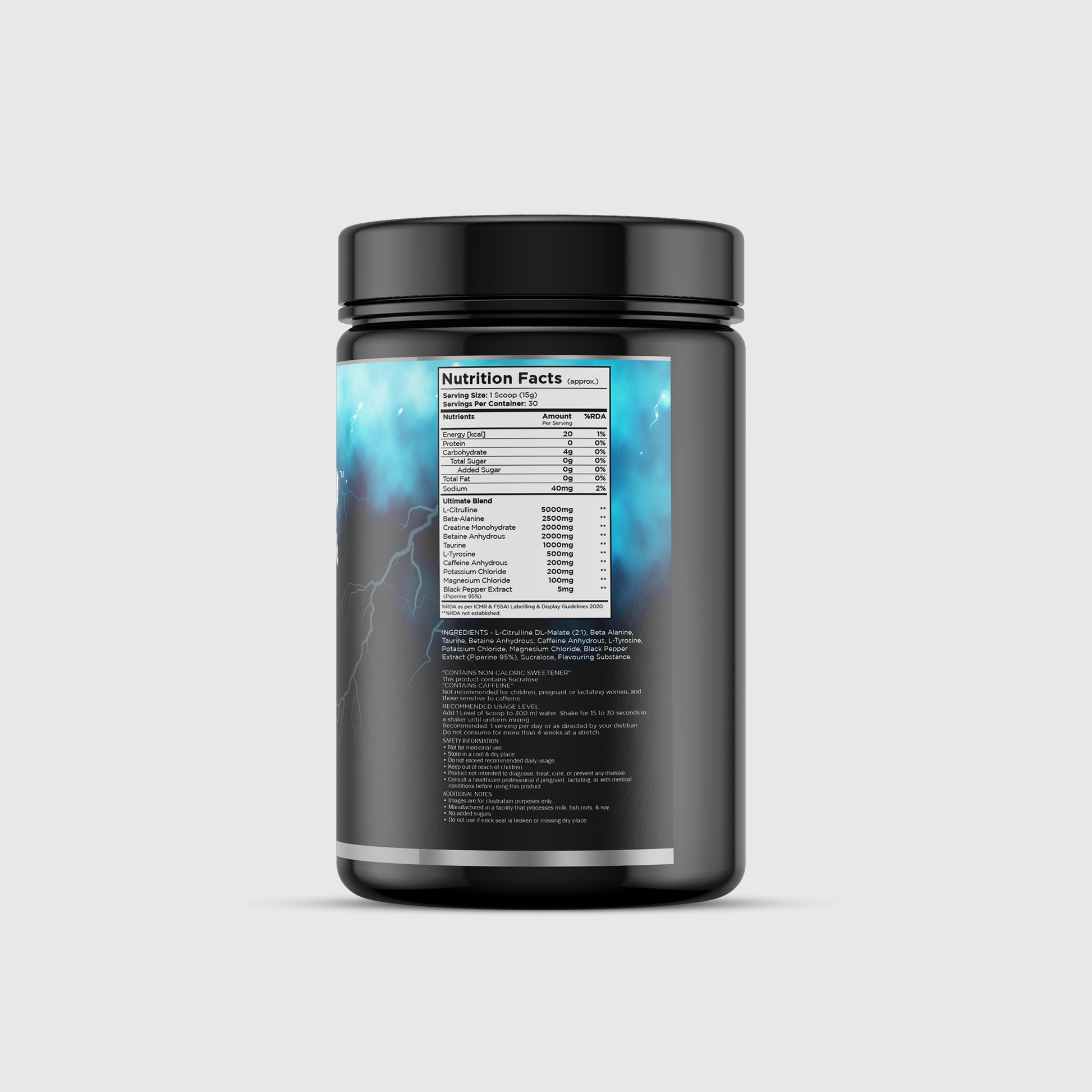 PWR1 Thunder Storm       Pre-Workout (30 servings)